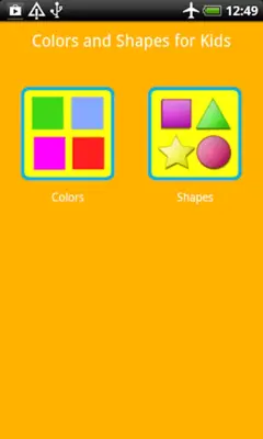 Colors and Shapes for Kids android App screenshot 3